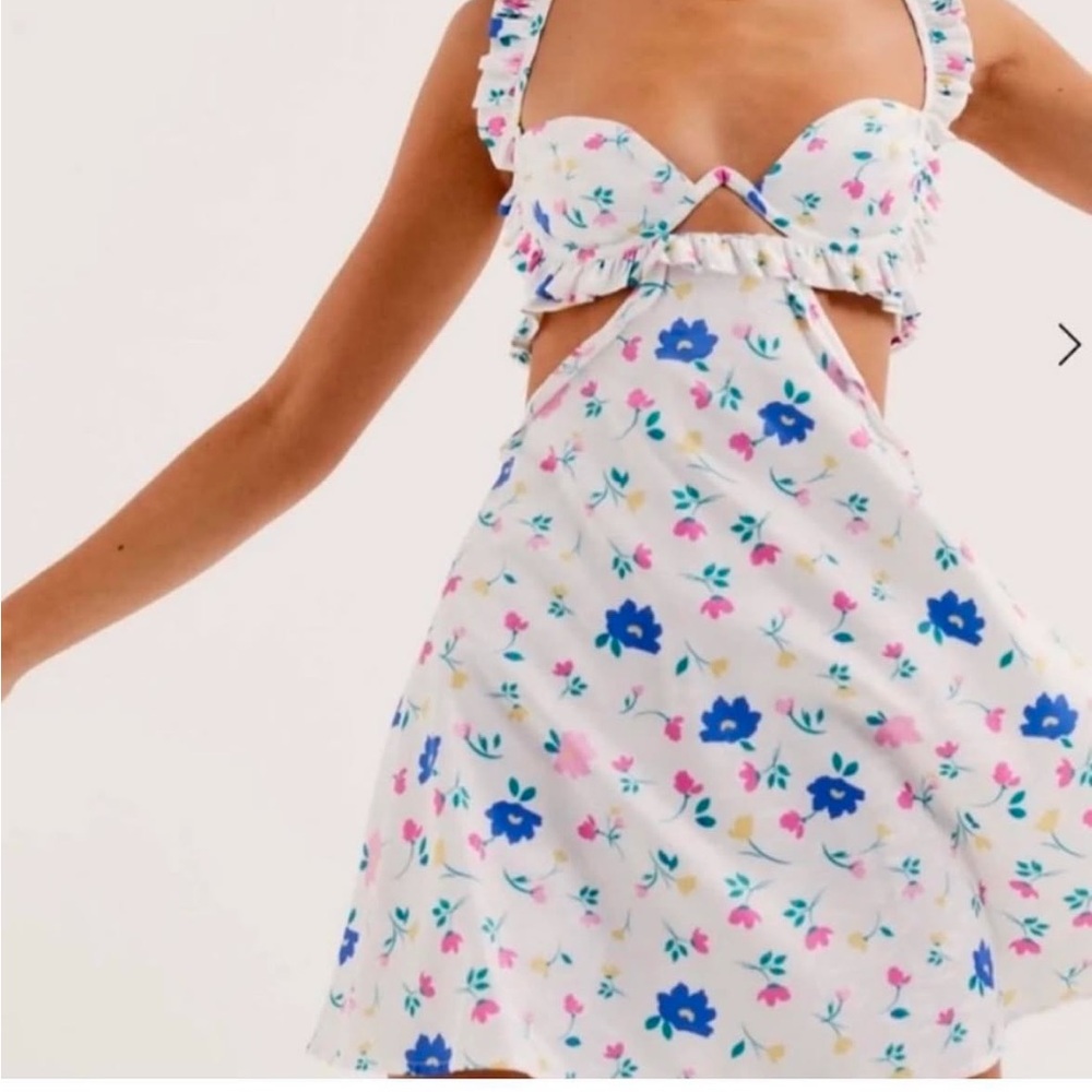 For Love and Lemons Farrah White Dress